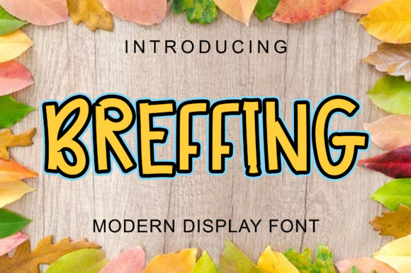 Breffing: An Editorial Font for Quiet Confidence