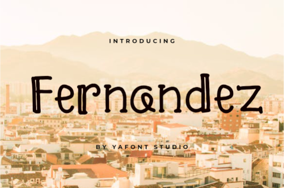 Exploring the Fernandez Font: A Designer's Journey from Mockup to Brand