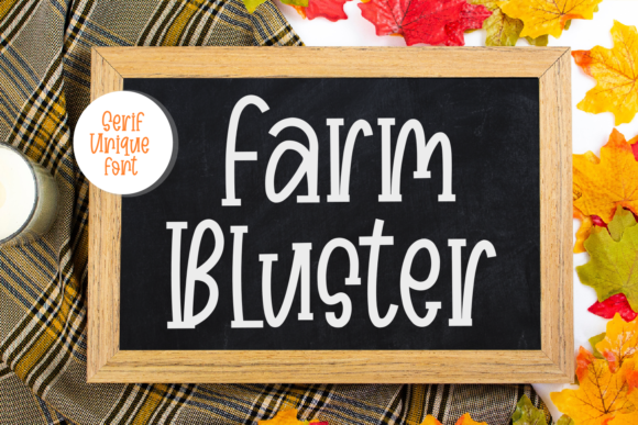 Farm Bluster: A Display Font Built to Shout