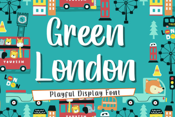 Green London: A Playful Display Font for Your Business Branding