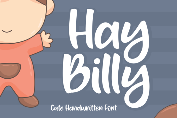 Hay Billy Font: A Playful Display Typeface for Brands That Want to Smile