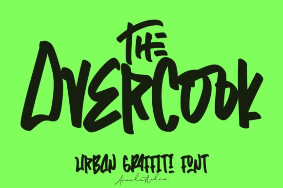 Introducing The Overcook: A Bold Graffiti Font for Digital Brands