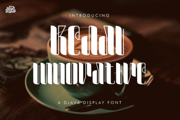 Kedai Innovative: A Modern Display Font for Brand-Focused Digital Design