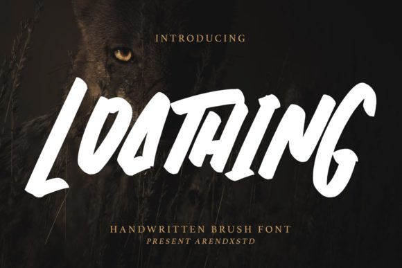 Loathing: A Bold Display Font for Editorial Impact