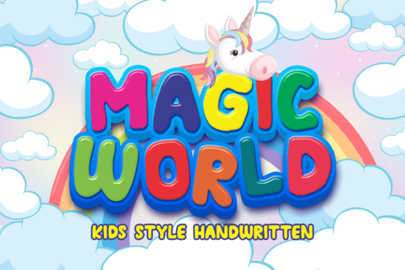 Magic World: A Playful Display Font for Your Brand's Friendly Side