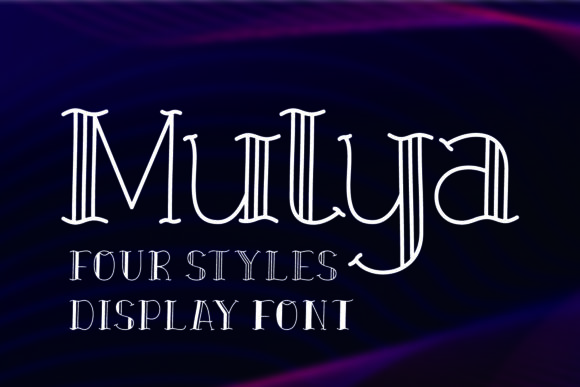 Mulya: A Display Font for Modern Marketing Visuals