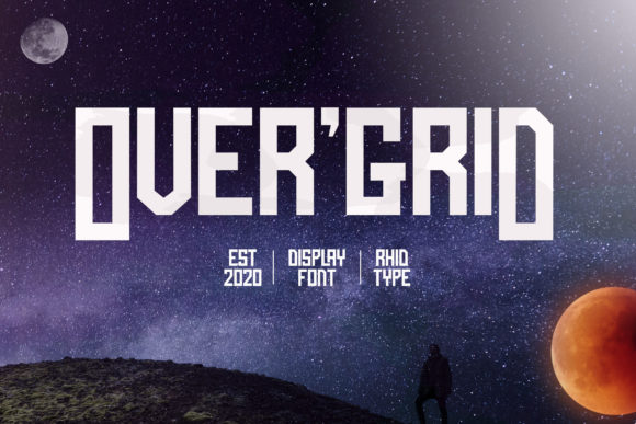Over Grid: A Bold Display Font for Cohesive Branding