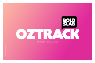Oztrack: A Bold Slab Font for Confident Branding