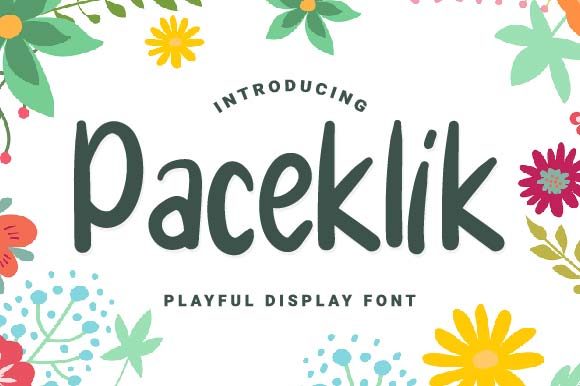 Paceklik: A Sweet and Friendly Display Font for Editorial Charm