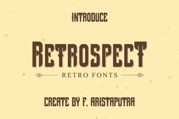 Retrospect: A Display Font for Makers With Timeless Charm