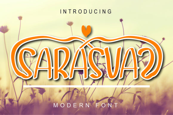 Sarasvaz: A Display Font for Makers Who Love Distinctive Detail