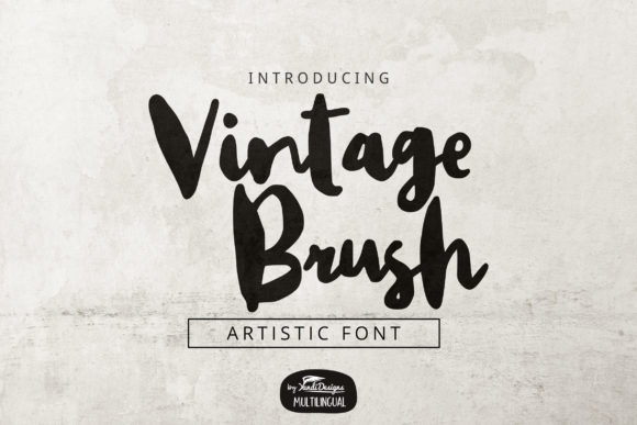 Vintage Brush Font for Authentic Editorial Personality
